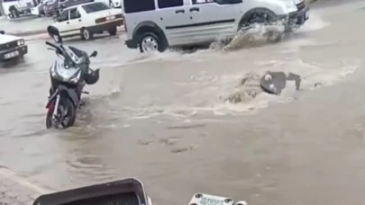 Osmaniye’de kuvvetli sağanak etkili oldu