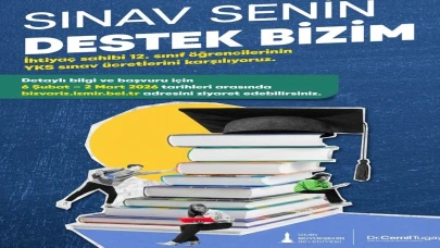 Öğrencilere İzmir Büyükşehir’den YKS sınav ücreti desteği başladı!